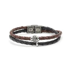 Hot Bracciale cuoio incrociato Bracciali