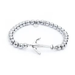 Discount Bracciale elastico con ancora Bracciali