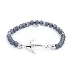 Discount Bracciale elastico con ancora Bracciali
