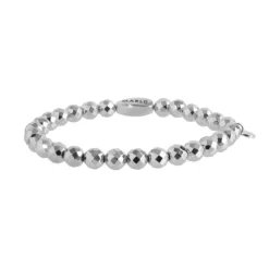 Fashion Bracciale elastico sfere sfacettate 6mm Bracciali