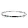 Hot Bracciale elementi in pietra ed elementi in ematite catena box Bracciali