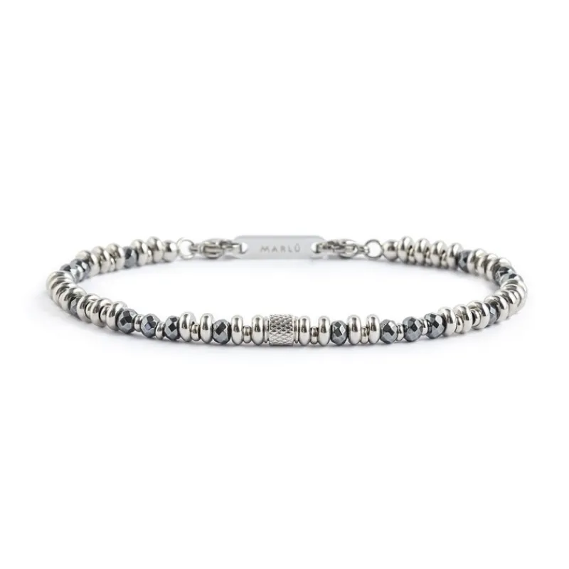 Clearance Bracciale ematite e cilindro centrale Bracciali