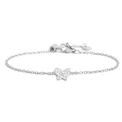 Outlet Bracciale farfalla con cristalli Bracciali