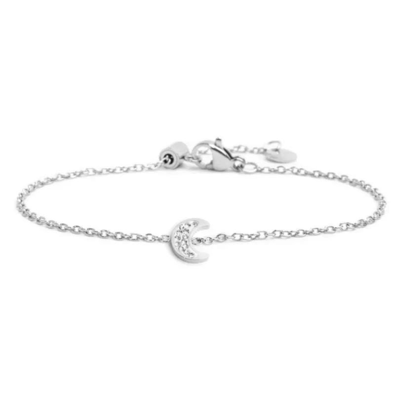 Online Bracciale luna con cristalli Bracciali