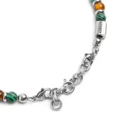 Online Bracciale malachite e occhio di tigre 6mm Bracciali