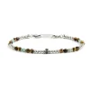 Fashion Bracciale occhio di tigre e turchese Bracciali