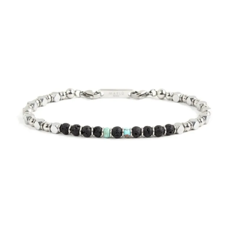 Outlet Bracciale pietra lavica Bracciali