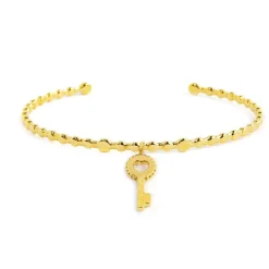 Outlet Bracciale rigido chiave pendente Bracciali