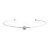 Discount Bracciale rigido con solitario Bracciali