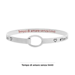 Sale Bracciale rigido cuore Bracciali