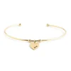 Outlet Bracciale rigido cuore love Bracciali