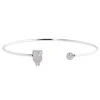 Online Bracciale rigido gufo con cristalli Bracciali