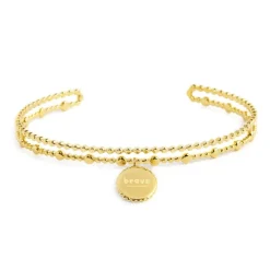 Fashion Bracciale rigido medaglietta sole pendente Bracciali