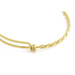 Best Bracciale rigido sole pendente con perla Bracciali