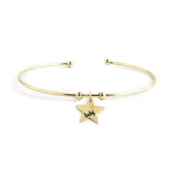 Outlet Bracciale rigido stella lucky Bracciali