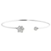 Outlet Bracciale rigido zampina con cristalli Bracciali