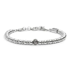 Sale Bracciale sfere ematite 6mm Bracciali