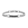 Fashion Bracciale spina di pesce con zirconi centrali Bracciali