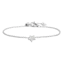 Fashion Bracciale stella con cristalli Bracciali