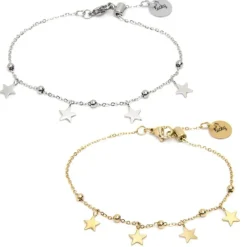New Bracciale stelle pendenti Bracciali