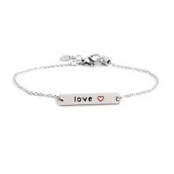New Bracciale tag love Bracciali