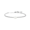 Outlet Bracciale tennis con rosa in madreperla Bracciali
