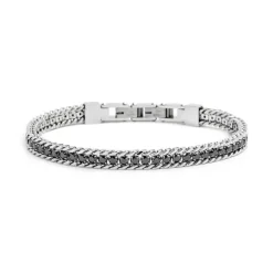 Fashion Bracciale tennis 3mm con catena grumetta Bracciali