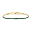 New Bracciale tennis 2,5mm con zircone centrale Bracciali