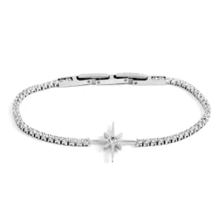 Outlet Bracciale tennis rosa dei venti Bracciali