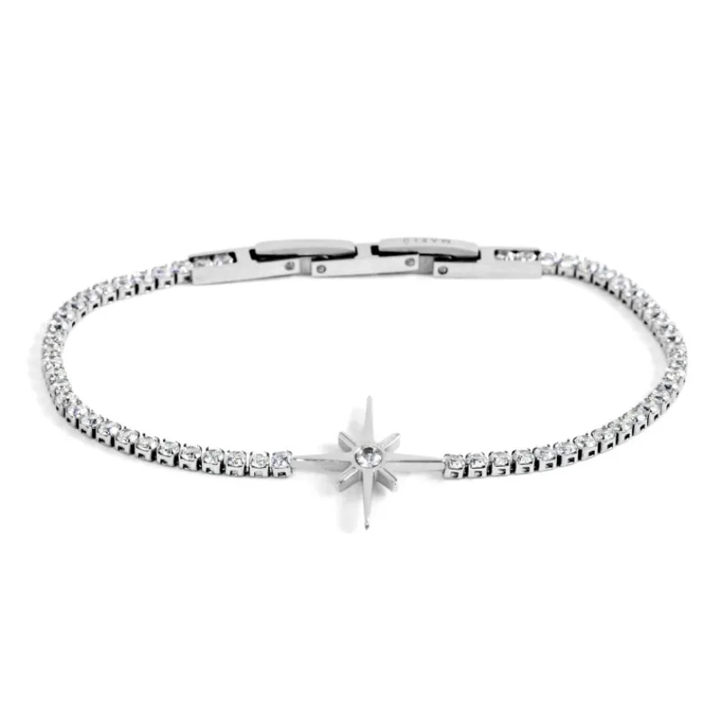 Outlet Bracciale tennis rosa dei venti Bracciali