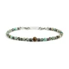 Clearance Bracciale turchese africano e occhio di tigre Bracciali