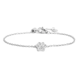 Discount Bracciale zampina con cristalli Bracciali
