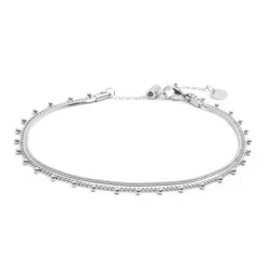 Clearance Cavigliera catena snake quadrata e grumetta Cavigliere
