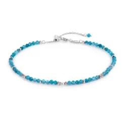 Discount Cavigliera con agata colorata ed ematite Cavigliere