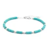 Clearance Cavigliera con rondelle turchesi Cavigliere
