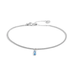 New Cavigliera con zircone baguette Cavigliere