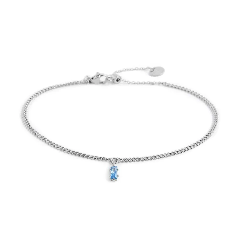 New Cavigliera con zircone baguette Cavigliere