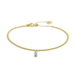 New Cavigliera con zircone baguette Cavigliere