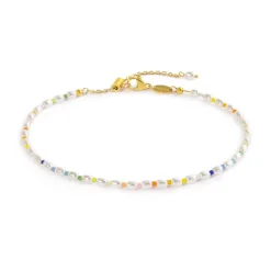 Discount Cavigliera perle irregolari e miyuki multicolor Cavigliere