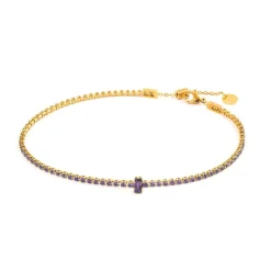 Hot Cavigliera tennis zircone centrale Cavigliere