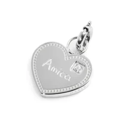 Discount Charm cuore amica con zircone Charms