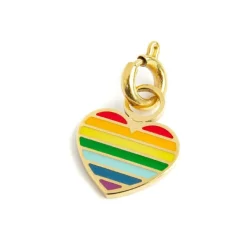 Clearance Charm cuore arcobaleno Charms