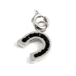 Outlet Charm ferro di cavallo con cristalli Charms