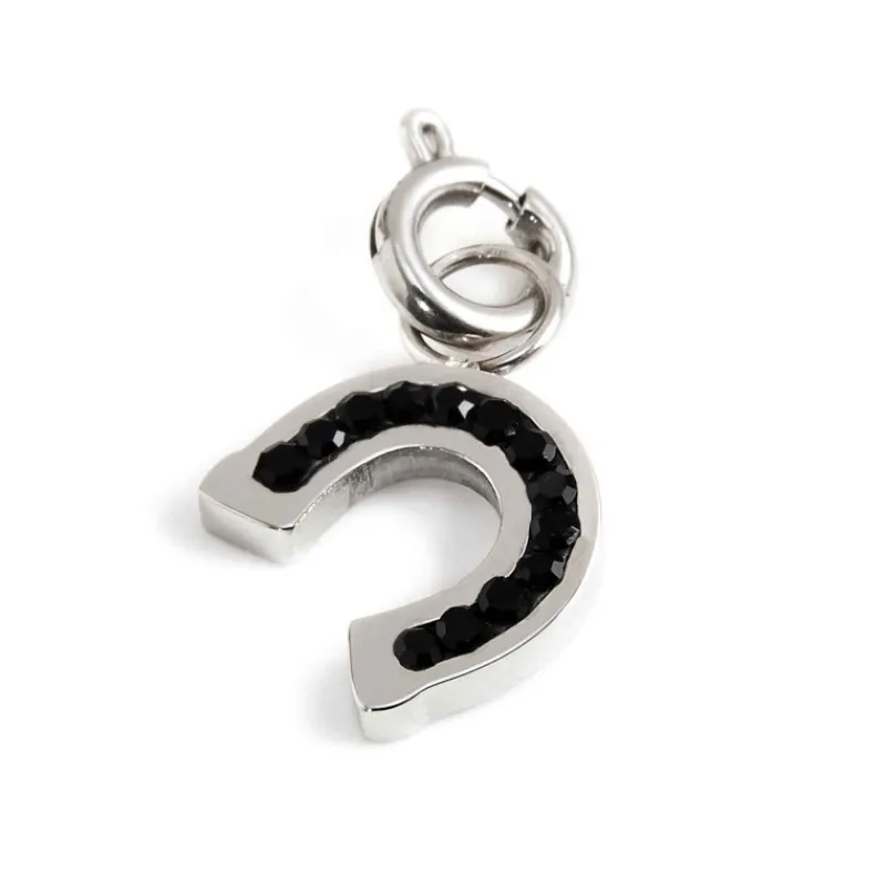 Outlet Charm ferro di cavallo con cristalli Charms