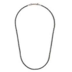 Hot Collana agata nera Collane
