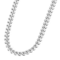 Best Collana catena a foglia chevron Collane