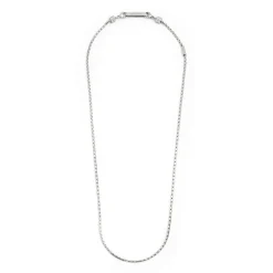 Sale Collana catena box oval 2mm Collane
