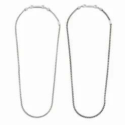 New Collana catena box rounded 3mm Collane