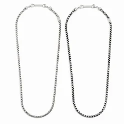 Sale Collana catena box rounded 4mm Collane