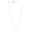 Hot Collana catena con perle 3,3mm Collane